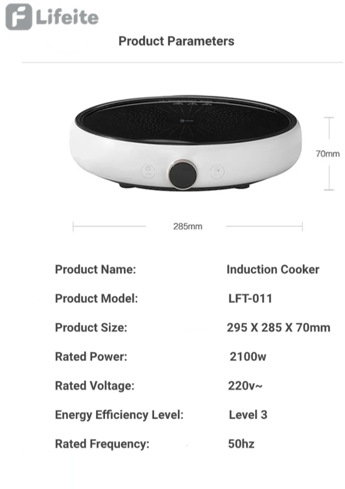 Lifeite Smart Induction Cooker