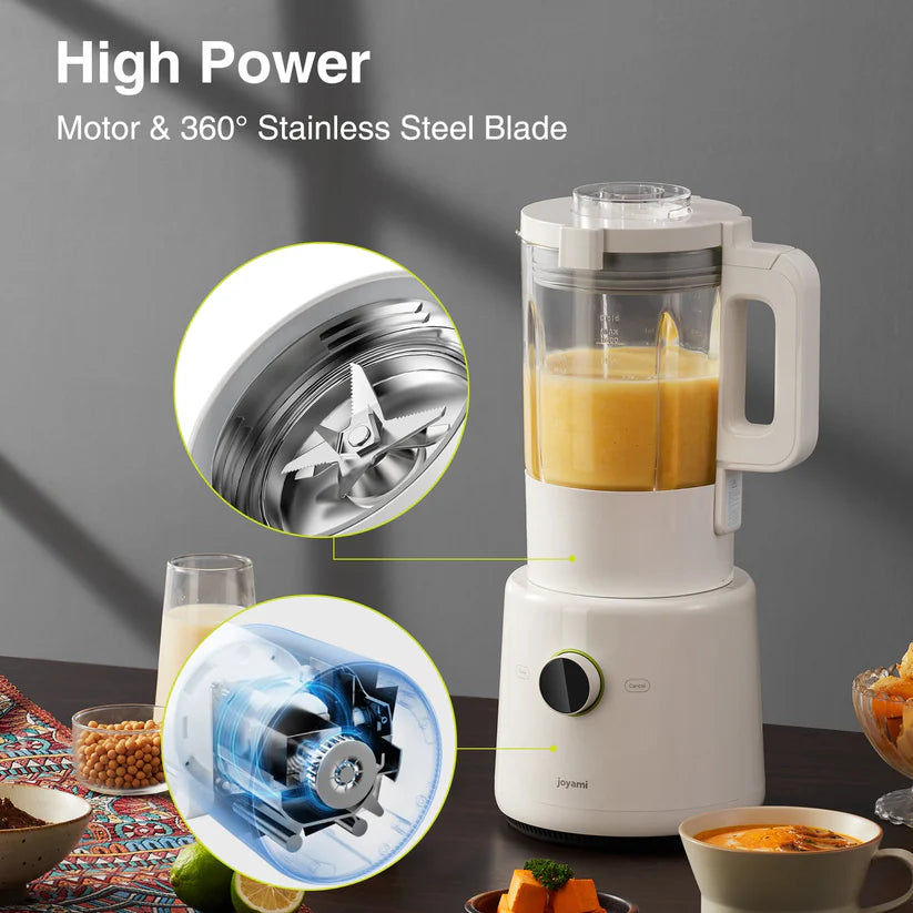 joyami Smart Blender 1000W Full Functions Hot & Cold with Self-cleaning 54 Oz for Crushing Ice, Frozen Dessert, Soup, Fish