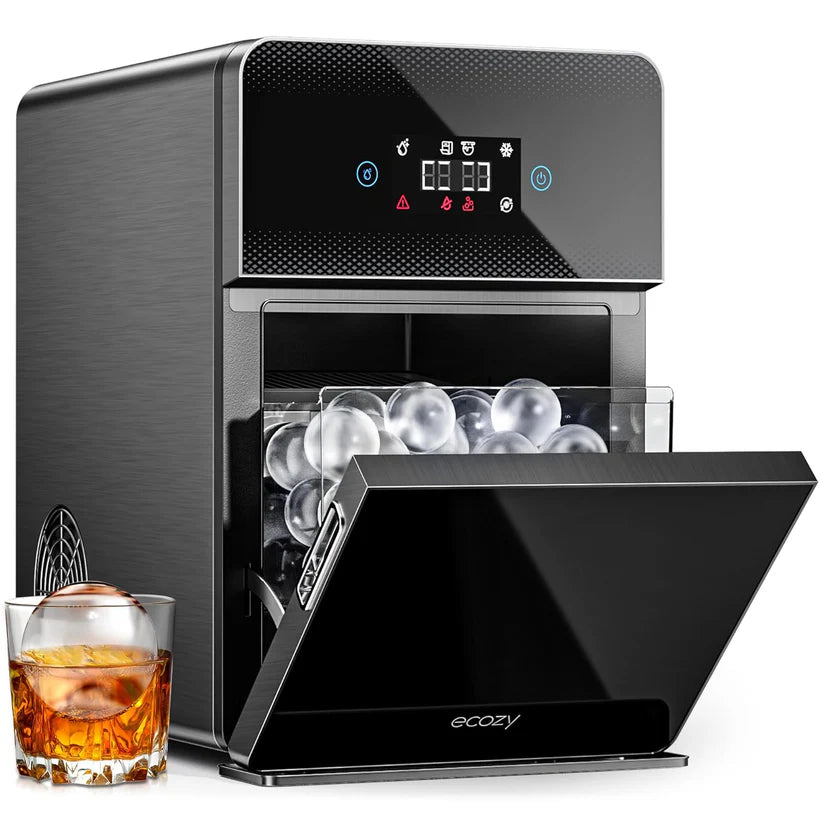 ❄️Instant Ice Maker:🧊 3 mins to cubes! Portable, quiet, perfect for parties ✨❄️