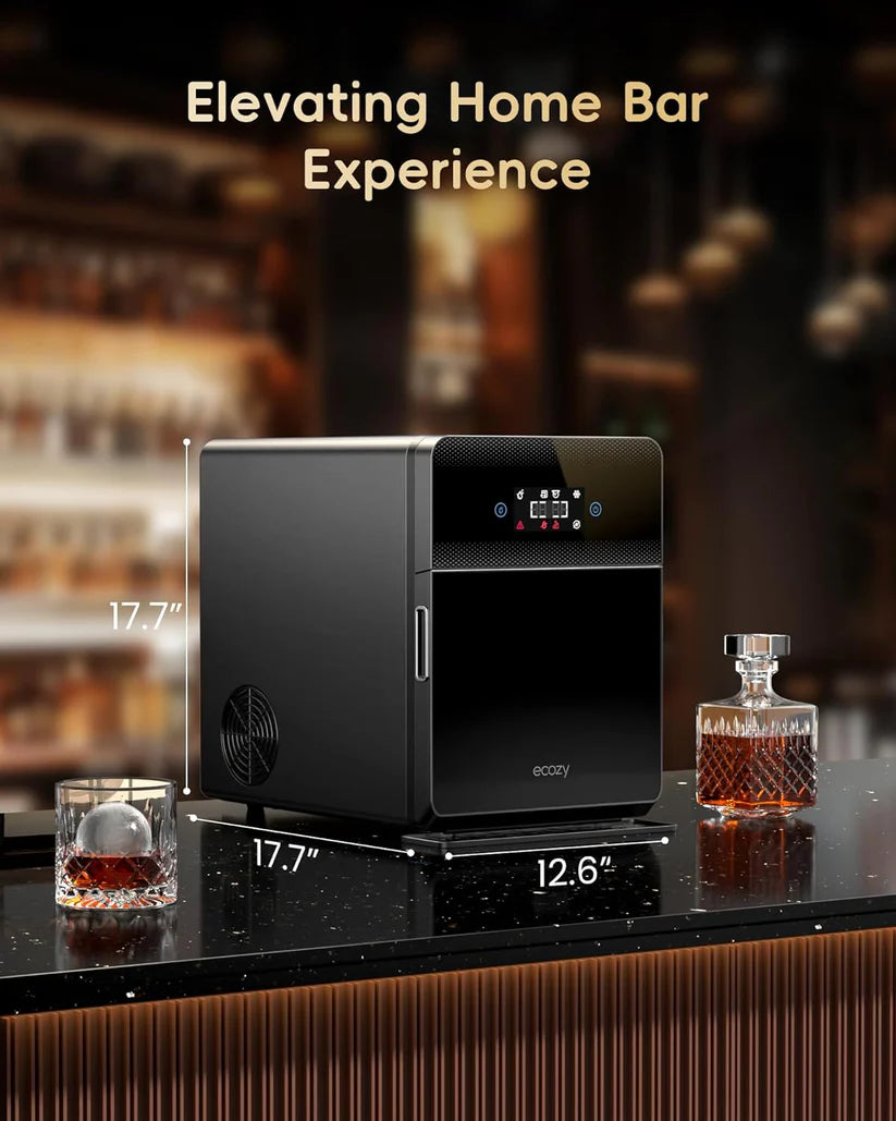 ❄️Instant Ice Maker:🧊 3 mins to cubes! Portable, quiet, perfect for parties ✨❄️